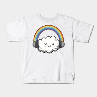 Cloudy With a Chance of Music Kids T-Shirt